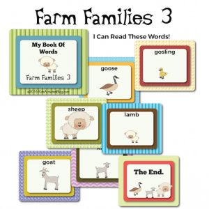 Farm Families Vocabulary Book