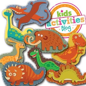 Prehistoric Pal Lacing Cards