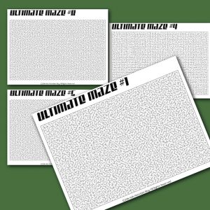 Ultimate Mazes WITH SOLUTIONS