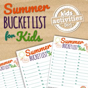 Summer Bucket List for Kids