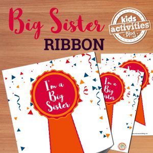 I’m a Big Sister Ribbon