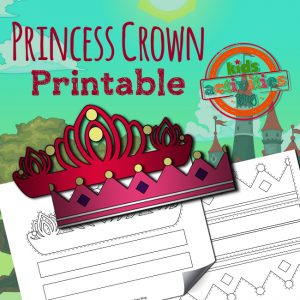 Printable Princess Crown Craft Activity