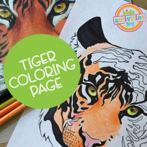 Tiger Coloring Page