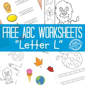 Letter L Worksheets