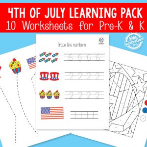 4th of July Activity Pack for Preschool
