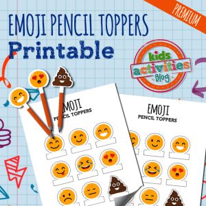 Printable Emoji Pencil Toppers