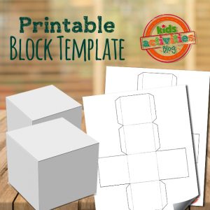 Printable Block Template for Kids