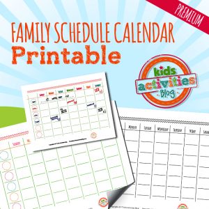 Family Schedule Calendar