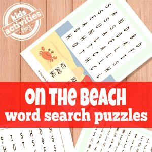 Beach Word Searches