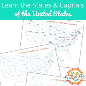 States and Capitals Practice