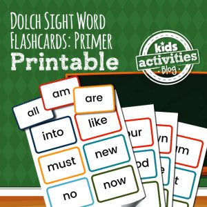 Dolch Sight Word Flashcards: Primer