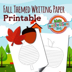 Fall Themed Writing Paper