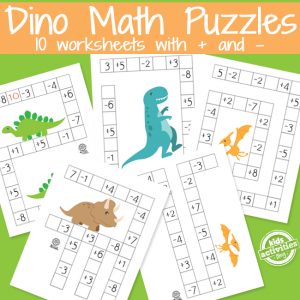 Dino Math Puzzles