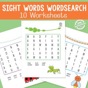 Sight Word Word Search Puzzles