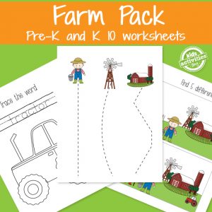 Life on the Farm Activity Worksheets