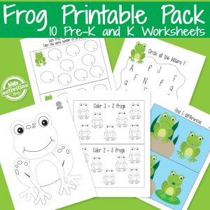 Frog Preschool Learning Activities