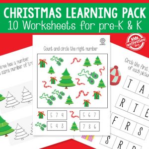 Printable Christmas Activity Packet for Kids