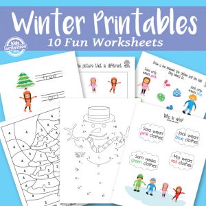 Winter Printables Activity Pack