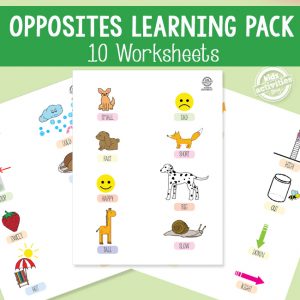 Opposites Learning Pack