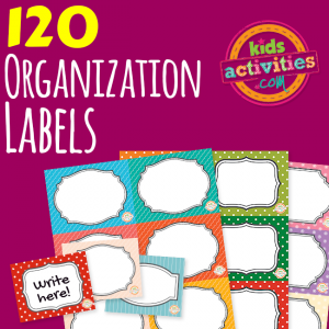 Printable Organization Labels