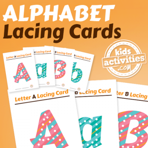 Alphabet Lacing Cards